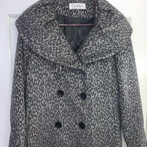 Calvin Klein long button jacket